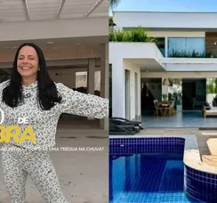 Conheça a nova mansão de Viviane Araújo, com sauna e super garagem; veja fotos