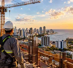 Construção civil responde por 1 em cada 4 empregos gerados na Bahia