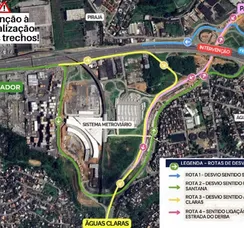 Obras do VLT vão interditar trecho da BR-324 por 11 noites em Salvador