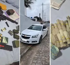 Operação apreende R$ 289 mil e armas em fraude na Bahia