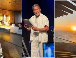 Eri Johnson leva vida de solteiro em mansão luxuosa com vista para praia; veja fotos