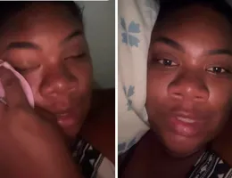 Raquel Brito chora ao revelar que não vai mostrar filho na internet