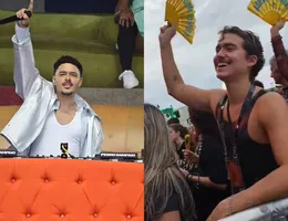 Rock in Rio: namorado de Pedro Sampaio rouba a cena na grade do show