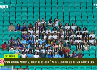 Bahia reúne 180 mulheres na Fonte Nova em ação contra a violência