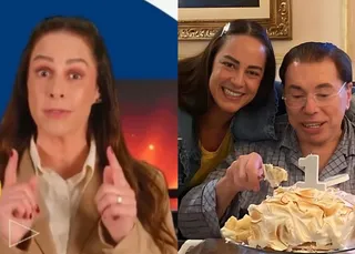 Silvia Abravanel usa Silvio Santos em propaganda política e divide web