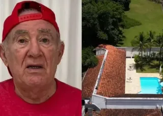 Como é a mansão de Renato Aragão, o Didi, que teve penhora ordenada pela Justiça por dívida astronômica de IPTU
