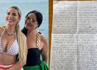 Presa, Deolane Bezerra manda nova carta para a mãe e expõe perseguição