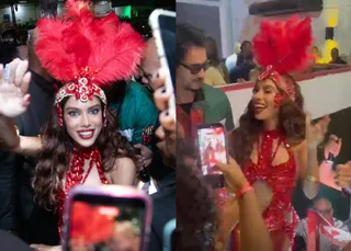 Veja a chegada de Anitta para virar rainha da Grande Rio; affair acompanha cantora