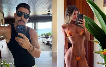 Cauã Reymond viaja pela primeira vez com affair 26 anos mais nova; veja