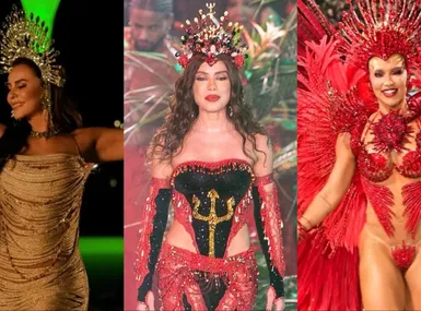 Paolla Oliveira, Anitta e Virginia: veja as rainhas de bateria que saem e que chegam no Carnaval 2027