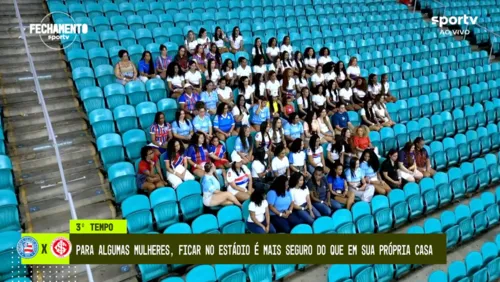 
					Bahia reúne 180 mulheres na Fonte Nova em ação contra a violência
				
				