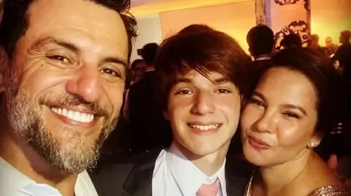 
					Esposa de Rodrigo Lombardi se apaixonou pelo ator em Bang Bang
				
				