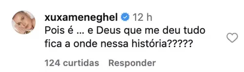 
					Xuxa surpreende ao falar de 'pacto com o diabo': 'Me deu tudo'
				
				