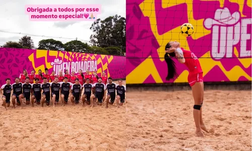 
					Ana Castela surge dando mortal e fazendo espacate durante campeonato de futevôlei: 'E o joelho?'
				
				