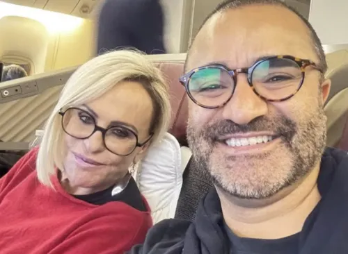 
					Ana Maria Braga revela segredo para manter o 'fogo' no casamento com Fábio Arruda, 22 anos mais novo
				
				