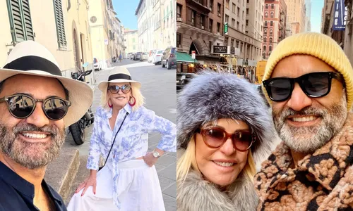 
					Ana Maria Braga se declara nos 57 anos do marido: 'Ele me deseja e me toca'; jornalista é 21 anos mais jovem que a apresentadora
				
				