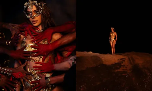 
					Anitta posa com maiô cavado e exibe tatuagem íntima; veja
				
				