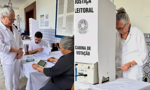 
					Aos 80 anos, Maria Bethânia vota no Rio de Janeiro: 'Direito de cidadã'
				
				
