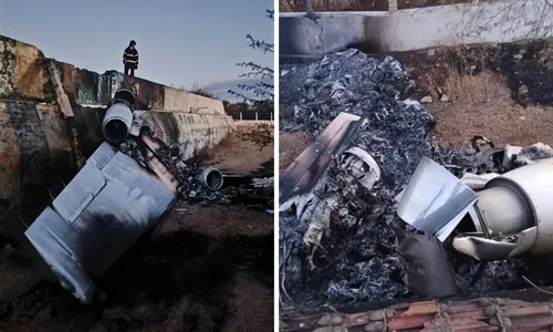 
					Avião de Rey Vaqueiro pega fogo após acidente; cantor estava a bordo
				
				