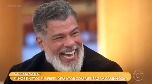 
					Conheça Shay Dufau: esposa discreta de Maurício Mattar é 26 anos mais nova e era amiga da filha do ator
				
				