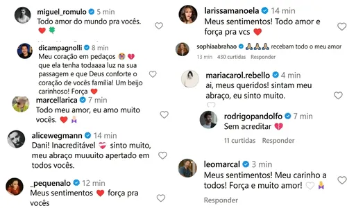 
					Famosos se despedem de Lua Blanco, de 'Rebelde', aos 39 anos: 'Sem acreditar'
				
				