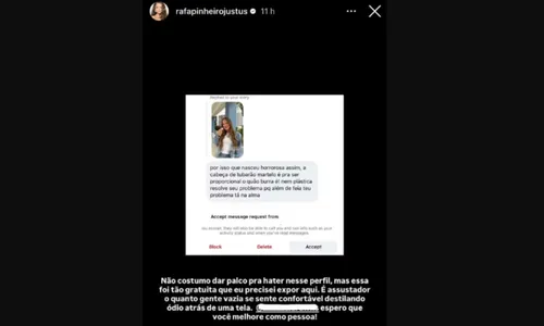 
					Filha de Ticiane Pinheiro sofre ataque 'assustador' na web: 'Cabeça de tubarão'
				
				