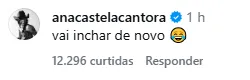 
					Leonardo faz anúncio ao completar 30 dias sem beber e ganha nova reação de Ana Castela: 'De novo'
				
				