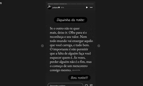 
					Mãe de Zé Felipe faz suposta indireta para Virginia após fim com Vini Jr: 'Deixa ir'
				
				