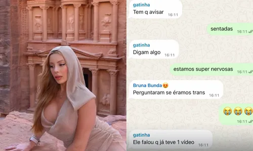 
					Malévola vai parar na delegacia durante viagem ao Egito e expõe transfobia: 'Se eu sumir, vocês já sabem'
				
				