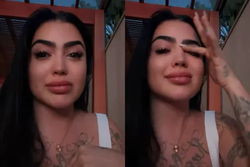 
					MC Mirella chora e explode após vazamento do endereço onde mora com a filha: 'Ódio'
				
				