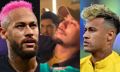 
					Neymar exibe 'novo rosto' e surpreende fãs; relembre mudanças de visual do jogador
				
				