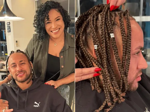 
					Neymar exibe 'novo rosto' e surpreende fãs; relembre mudanças de visual do jogador
				
				