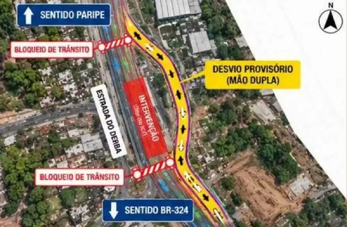 
					Obras de duplicação da Estrada do Derba alteram trânsito na região a partir desta quinta-feira (1º)
				
				