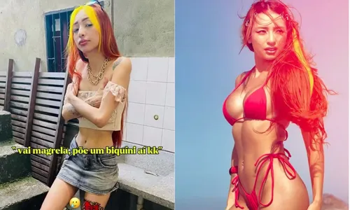 
					Ruivinha de Marte surpreende ao mostrar mudança no corpo; influenciadora ganhou 20kg e exibiu físico definido
				
				