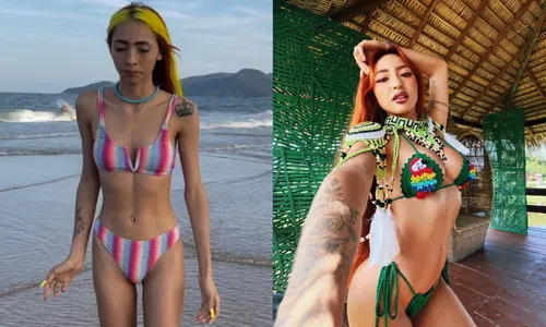 
					Ruivinha de Marte surpreende ao mostrar mudança no corpo; influenciadora ganhou 20kg e exibiu físico definido
				
				