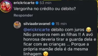 
					Silvia Abravanel humilha Virginia após vídeo com dólares e cobra Poliana Rocha: 'Deveria tirar a guarda'
				
				