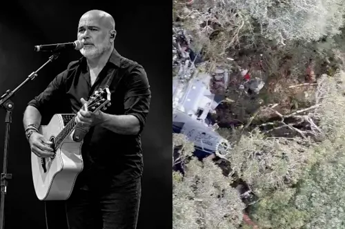 
					Morte de Rick: novas imagens mostram que helicóptero quebrou ao meio em queda
				
				