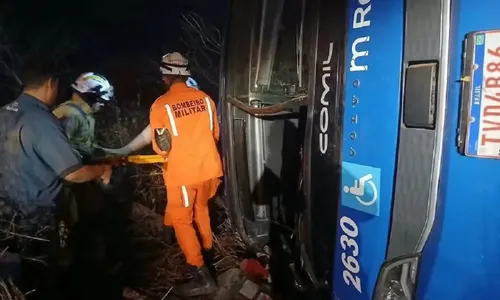 
					Soldado da PM é sepultado com honras militares após acidente de ônibus na BA
				
				