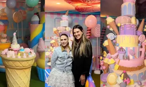 
					Tatá Werneck não economiza e faz festão de luxo de 7 anos da filha com Rafa Vitti; veja fotos
				
				