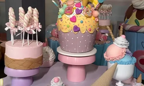 
					Tatá Werneck não economiza e faz festão de luxo de 7 anos da filha com Rafa Vitti; veja fotos
				
				