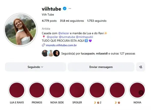 
					Viih Tube anuncia que irá abandonar as redes sociais e internautas não perdoam
				
				