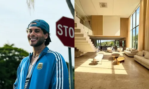 
					Zé Felipe apresenta super mansão de R$ 24 milhões com elevador e suíte do tamanho de apartamento; FOTOS
				
				
