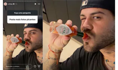 
					Zé Felipe dá resposta inusitada a fã que pediu fotos picantes; veja
				
				