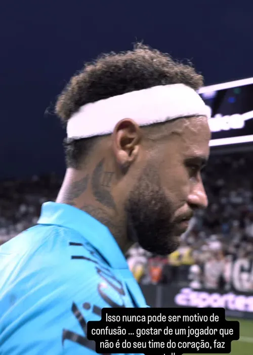 
					Neymar defende criança ameaçada por torcida do Corinthians: 'Confusão'
				
				