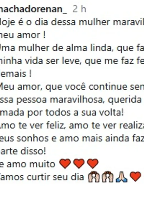
					Ex-BBB Hariany Almeida ganha declaração amorosa do irmão de Anitta; 'Me faz feliz demais'
				
				