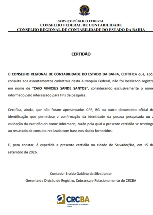 
					Grupo cria mais de mil títulos falsos e movimenta R$ 32 mi em Salvador
				
				