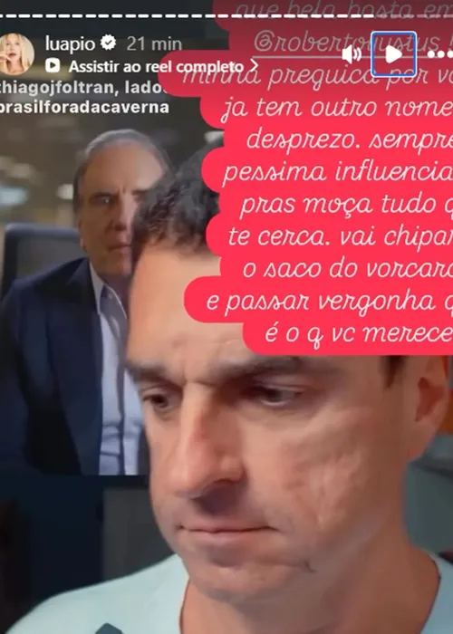 
					Luana Piovani perde a paciência e dispara contra Roberto Justus: 'Desprezo'
				
				