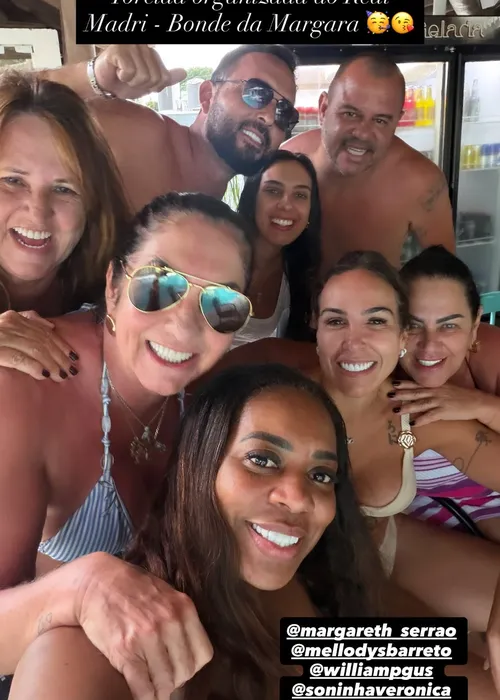 
					Mães de Virginia e Vini Jr ignoram rumores de término dos filhos e curtem dia de sol juntas
				
				