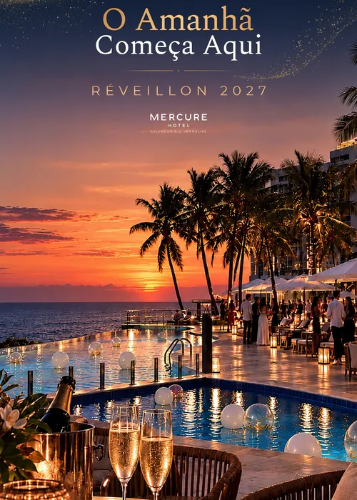 
					Réveillon do Mercure Salvador Rio Vermelho abre a contagem regressiva para 2027 com a festa 'O Amanhã Começa Aqui'
				
				