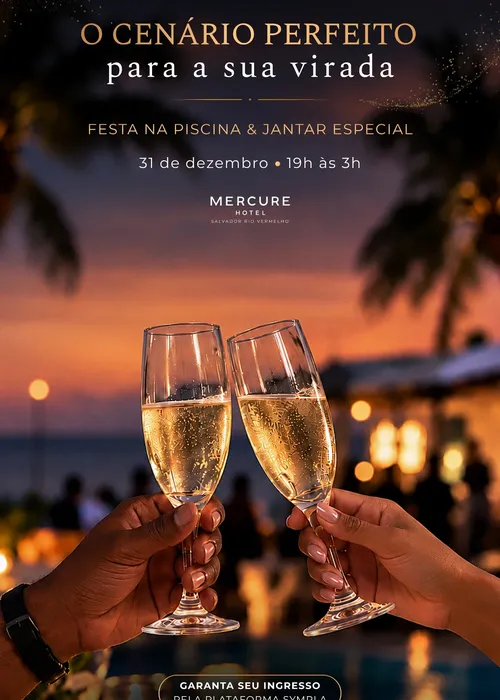 
					Réveillon do Mercure Salvador Rio Vermelho abre a contagem regressiva para 2027 com a festa 'O Amanhã Começa Aqui'
				
				